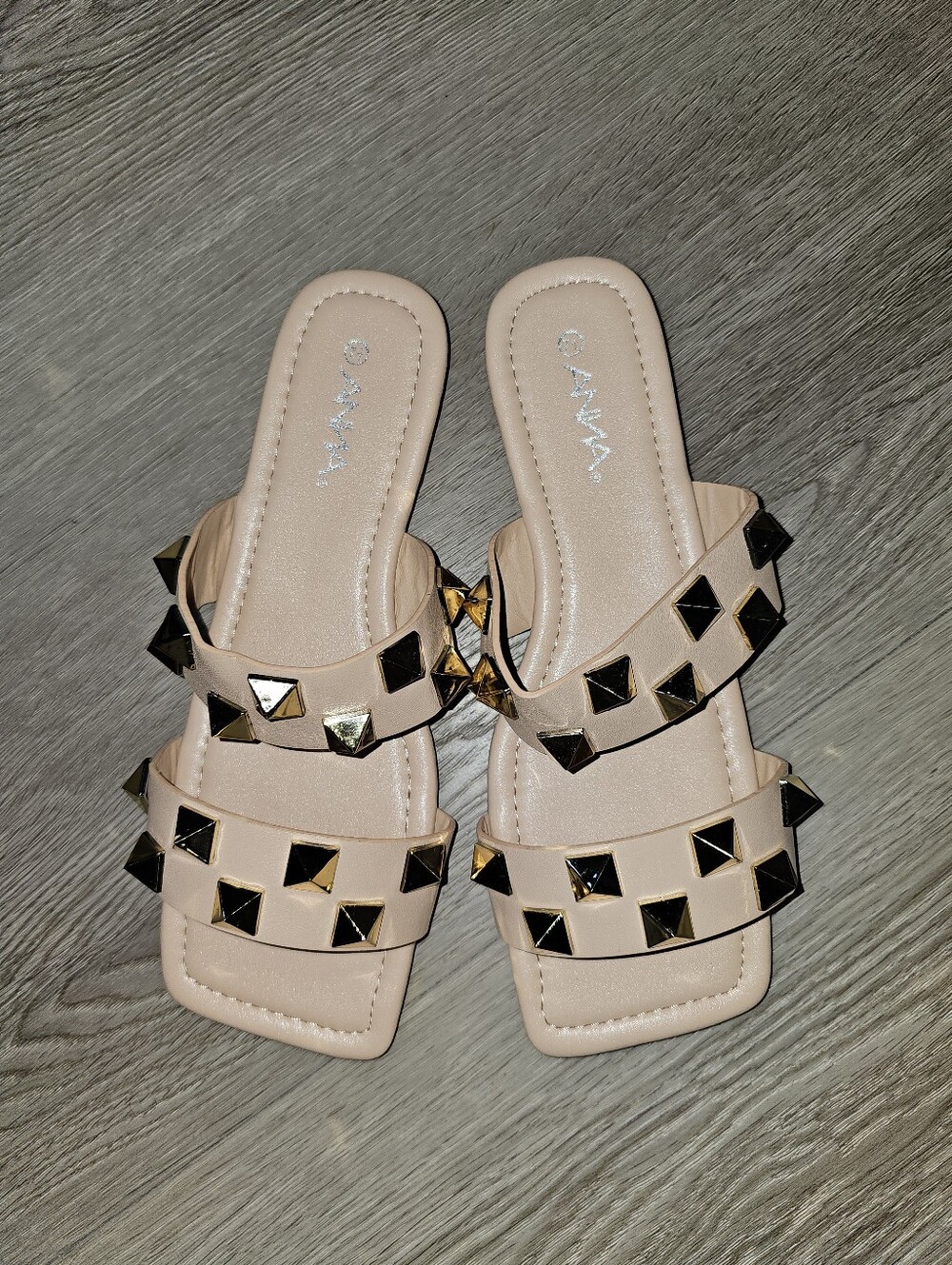 Just In  Nude Doble strap sandals - Picture 4 of 6